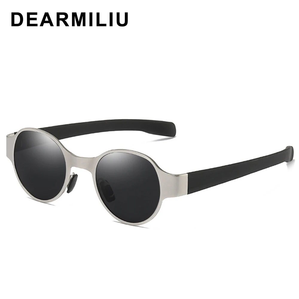 Мужские и женские солнцезащитные очки DEARMILIU винтажные круглые в стиле стимпанк с