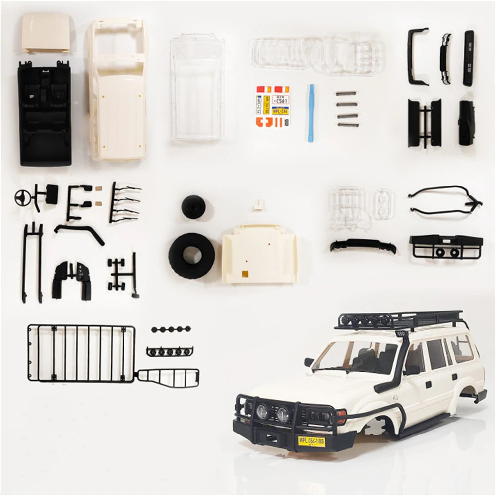 

Classic Land Cruiser LC80 HARD Plastic Body Shell 190Mm 7.48inch Wheelbase for WPL 1/16 C14 C24 RC CAR DIY Accessories