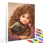 Алмазная 5D картина сделай сам, маленькая принцесса, девочка, полностью круглые алмазыквадратные алмазы, вышивка крестиком, мозаика, картина, украшение для дома