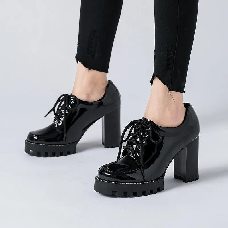 

ASUMER 2021 top quality women pumps genuine leather high heels platform shoes spring autumn fashion dress party shoes ladies