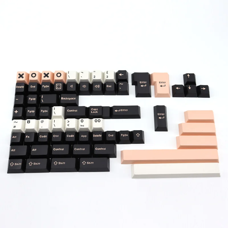 olivia double shot keycaps cherry profile abs keycap for mx mechanical keyboard ansi iso layout 64 68 84 980m 171key set free global shipping
