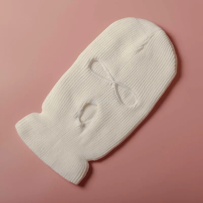 Уход за кожей лица крышка маска сети переменного тока три 3 отверстия вязаная