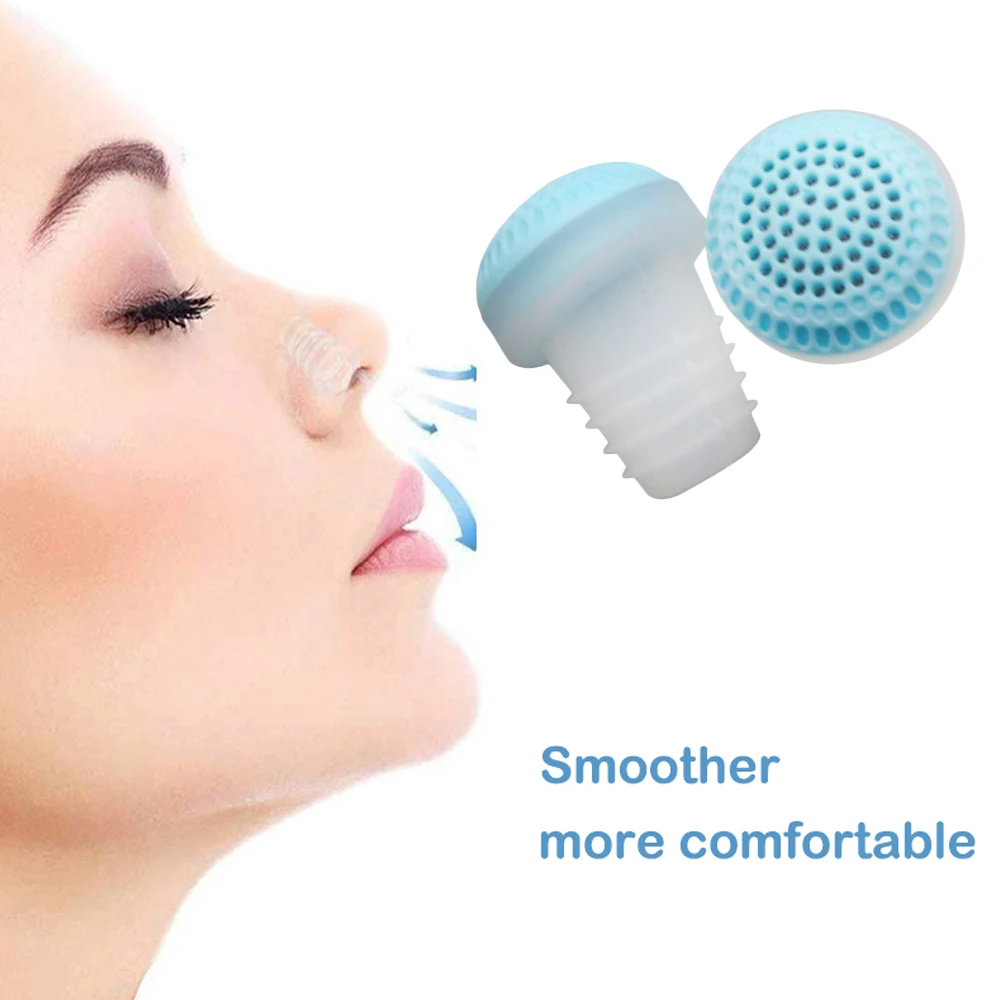 

2 Pairs/ 4 Pcs Sleep Assist Anti Snore Stop Snoring Nose Sleep Tools Mini Sleeping Aid Apnea Guard Night Device Breathing Device