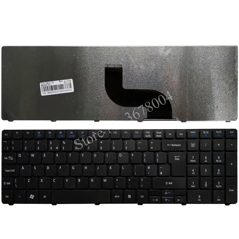

UK laptop keyboard for Acer aspire 5410 5252 7740G 7750 7741G 7741Z 7745G 8942 8942G 5560G 5560 (15'') 5551 5552 5552g 5553 8940
