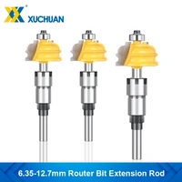 tool holder collet er16 er20 router bit extension rod 6 35812 7mm shank milling cutter extender for woodworking tools