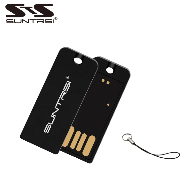 Suntrsi флеш диск USB 2 0 32GB высокоскоростная Флешка Mini Mirco OTG водонепроницаемая черная