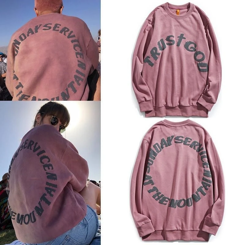 

Tie Dye Kanye West Sunday Service Holy Spirit Sweatshirts Hoodie 1:1 Top Quality CPFM.XYZ Women Men Nice Washed Puff Pullover