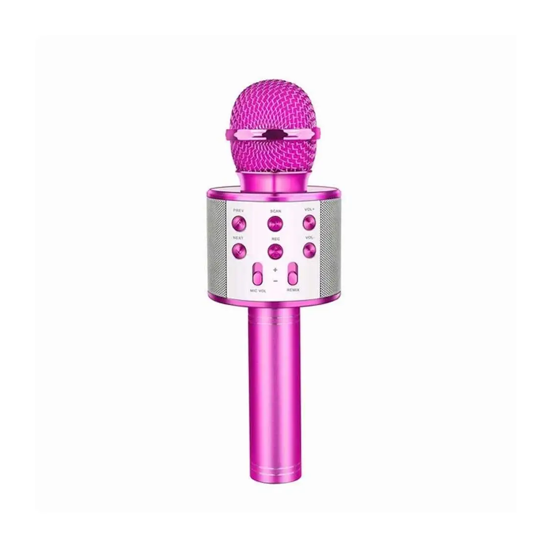 pink Bluetooth беспроводной микрофон динамик ручной микрофон караоке микрофон музыкальный плеер для вокала, с рекордером KTV караоке микрофон - Цвет: pink