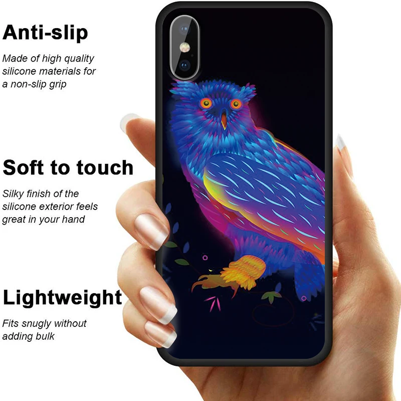 Phone Case For iPhone 11 Pro Max XR XS MAX X black Apple 8 7 6 5s s Plus Soft Silicone TPU Matte Cover Funda para | Мобильные