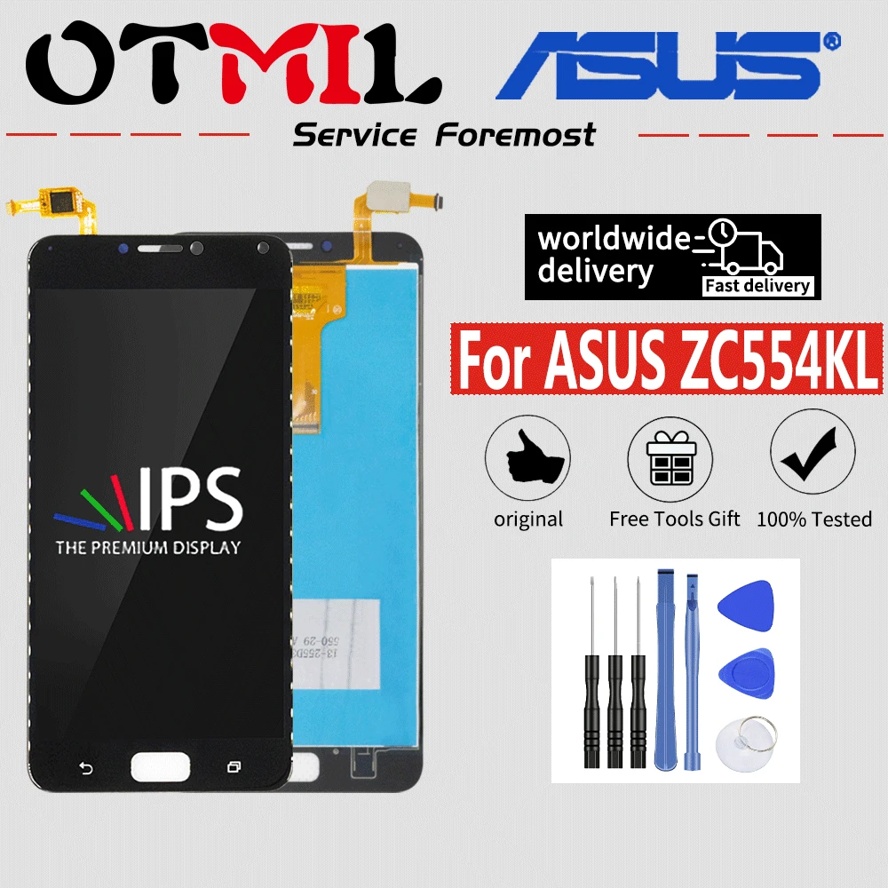 OTMIL 5 "оригинал для ASUS Zenfone 4 Max ZC554KL ЖК дисплей кодирующий преобразователь