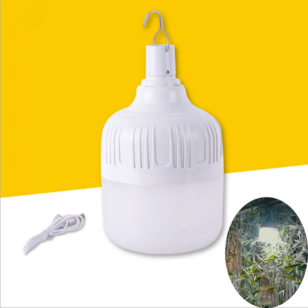 Светодиодный походный светильник USB Перезаряжаемые лампа для наружного Кемпинг