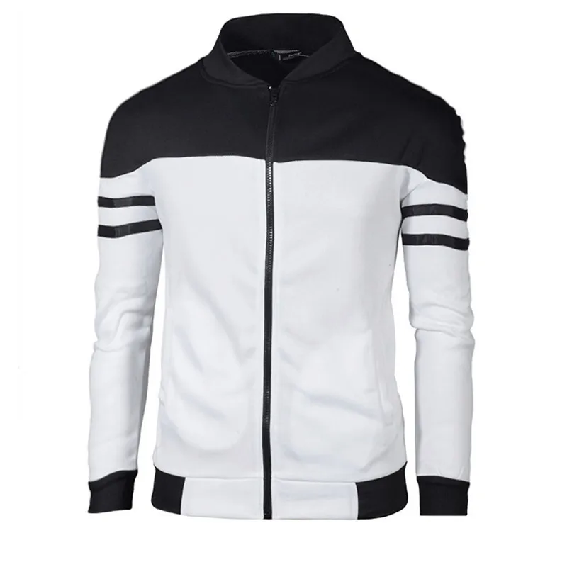 

men's jacket casual coat baseball bomber jacket streetwear casual clothing splice jacket men autumn