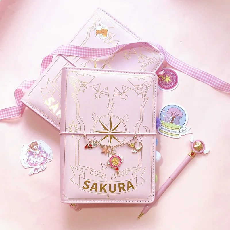 3 вида стилей Card Captor Sakura аниме действие напечатанный рисунок Бумага Настольная книга волшебный блокнот Прекрасная Луна Звезда Дневник Книга Канцелярский набор