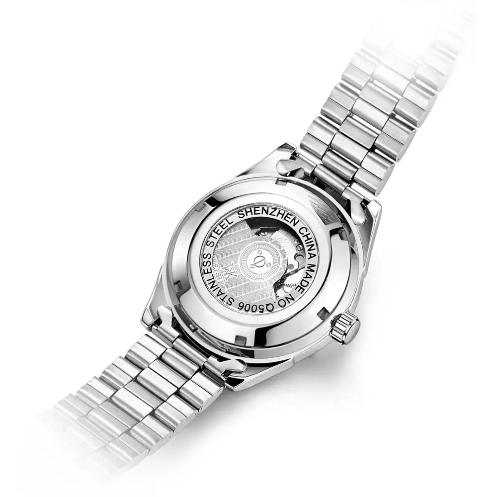 Мужские механические часы WEISIKAI Топ бренд класса люкс мужские минималистичные из