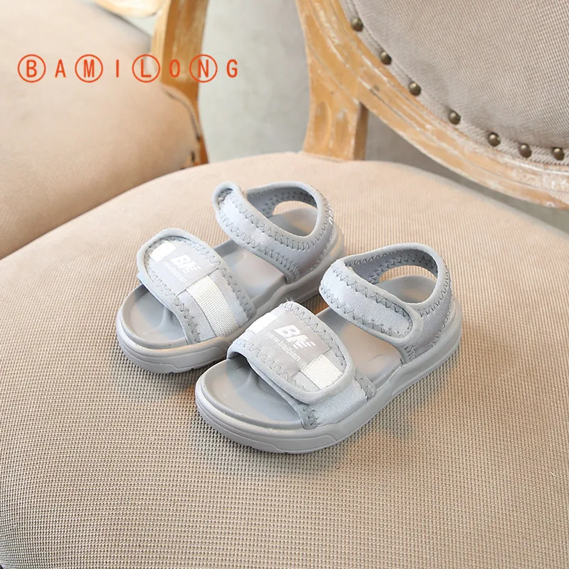 Детские удобные сандалии Новинка лета 2020 года Пляжная обувь для мальчиков и