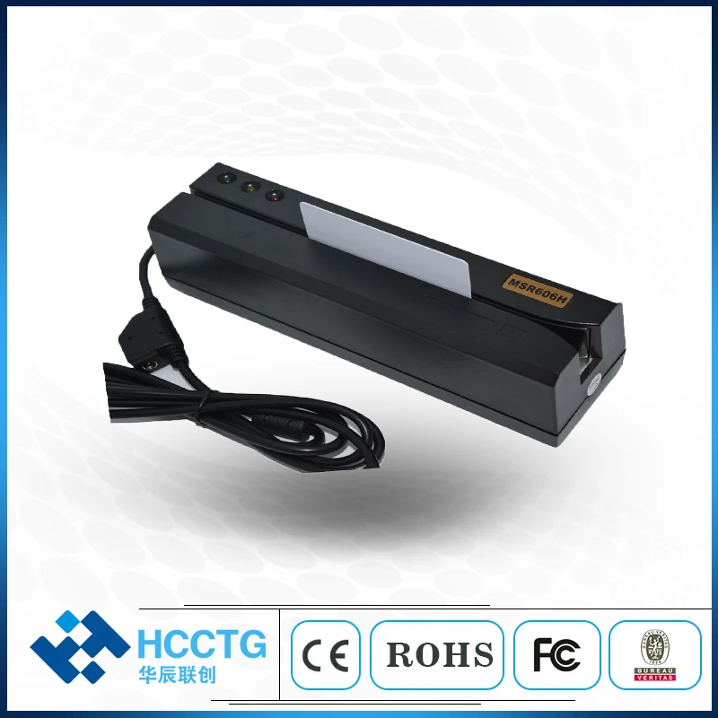 Hi Co & Lo 1 2 и 3 трека считыватель/запись магнитных карт USB до 4 000 Oe MSR 606|Считыватели