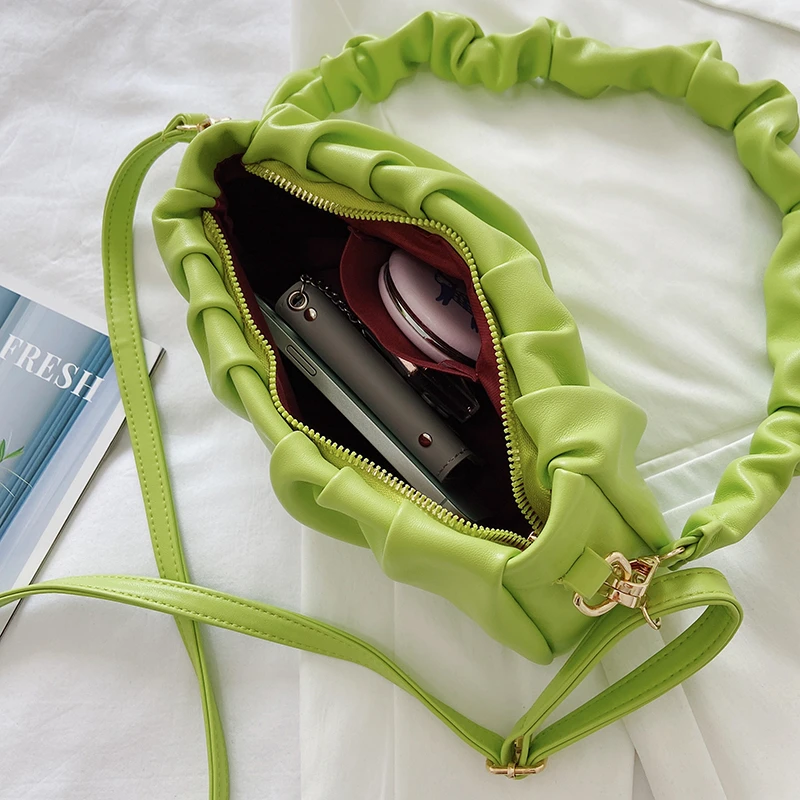 

Fashion Baguette Cloud Bag Leather Shoulder Cross Body Bag Woman Purses and Handbags Luxury Desigher High Quality Sac A Main NEW