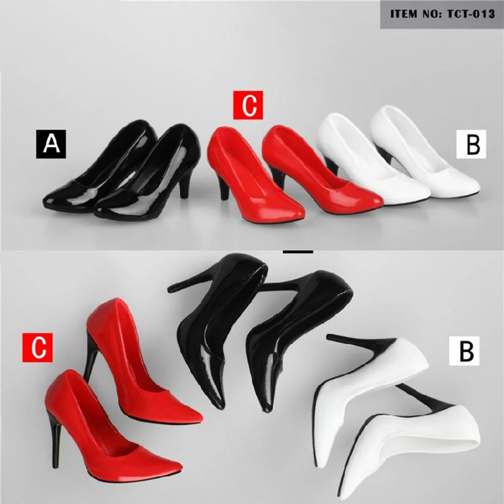 

1/6 Scale Fashion Women's High Heels Shoes for 12'' OD PH TBL Kumik Action Figures TCT-012 TCT-013