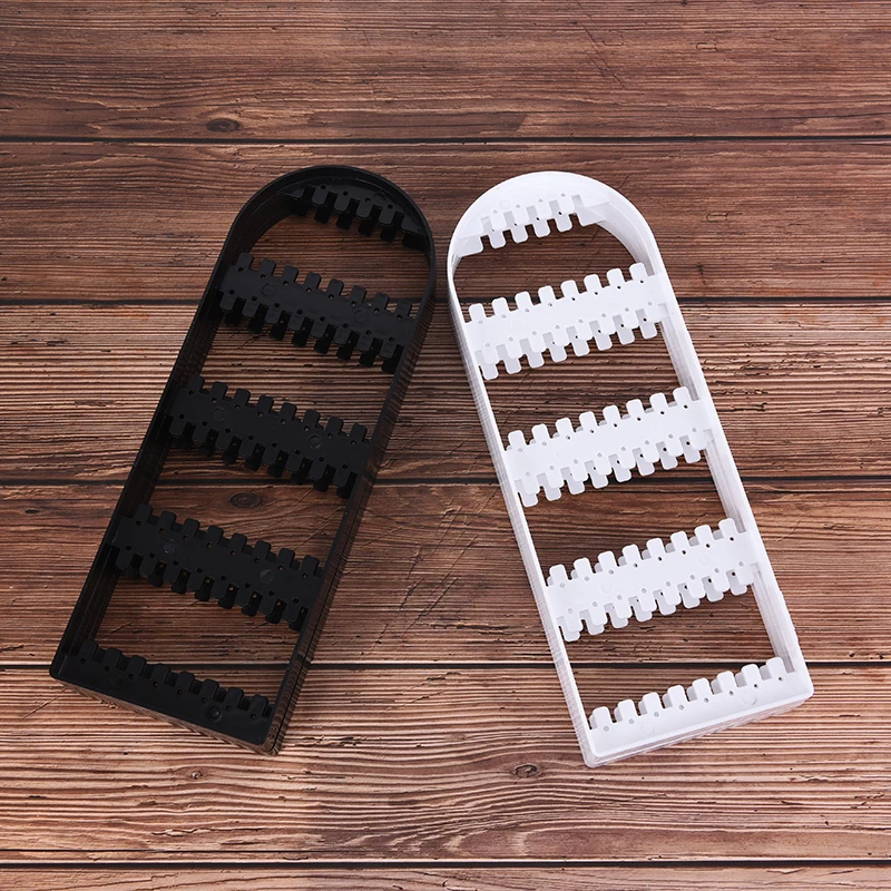 Складной пластиковый органайзер для ювелирных изделий 2 панели 5 слоев 3 цвета |