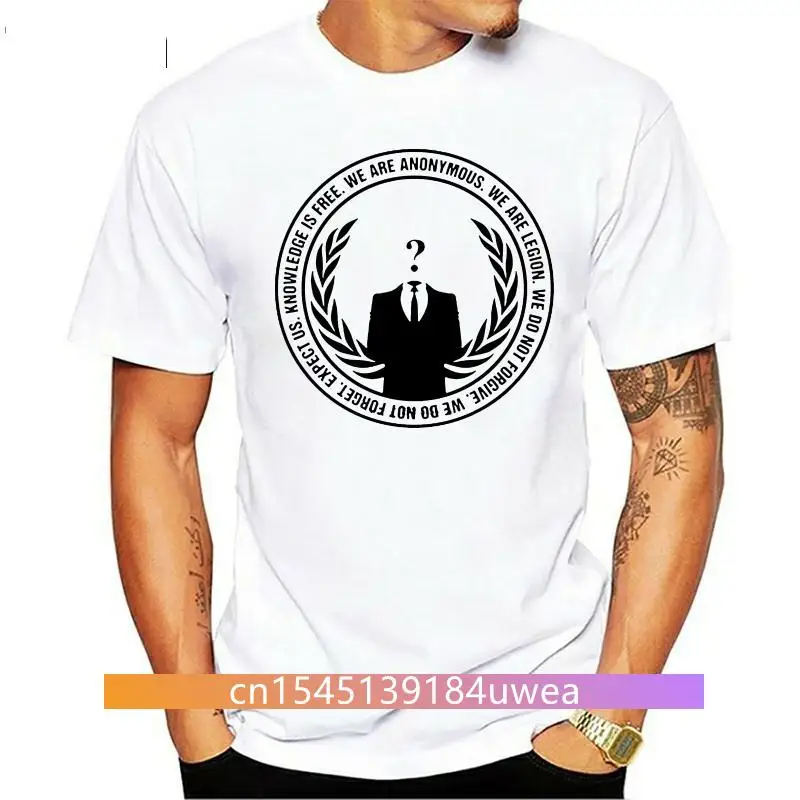 

2019 Anonymous Clothes Cotton Fabr Anonymous T Shirt For Men