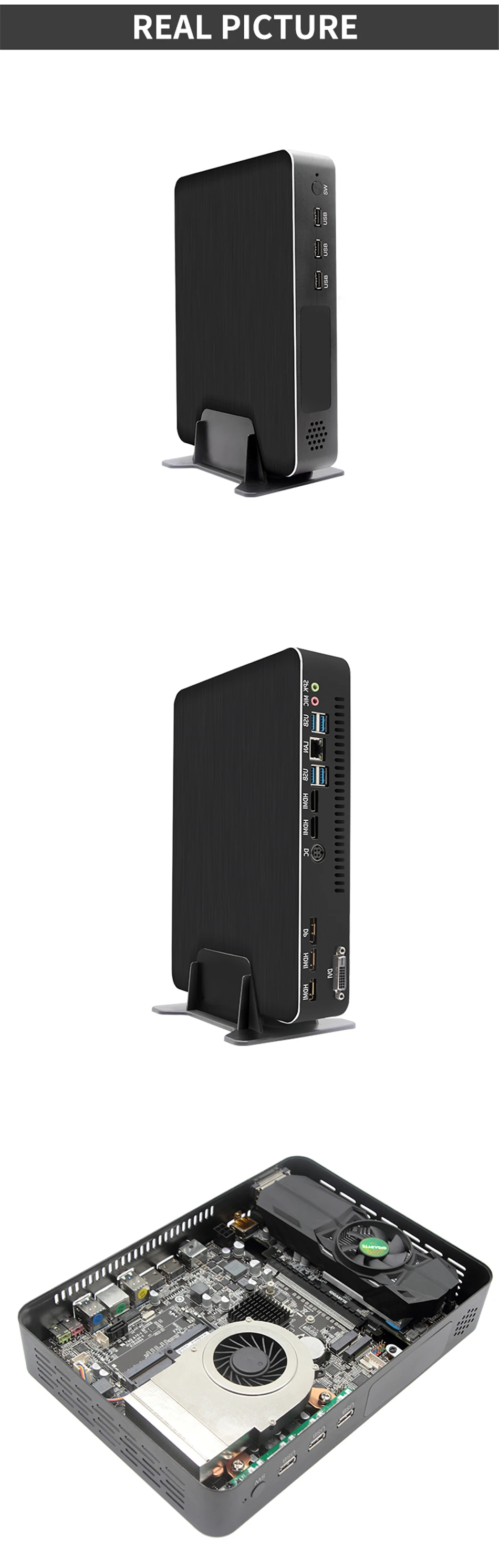 Игровой компьютер Intel i5-9400F 6 ядер 6 потоков i7 8700 i3 9100F Nvidia GTX 1050 4 Гб мини ПК 2* DDR4 2* HDMI 2,0 1* DP 1* DVI WiFi