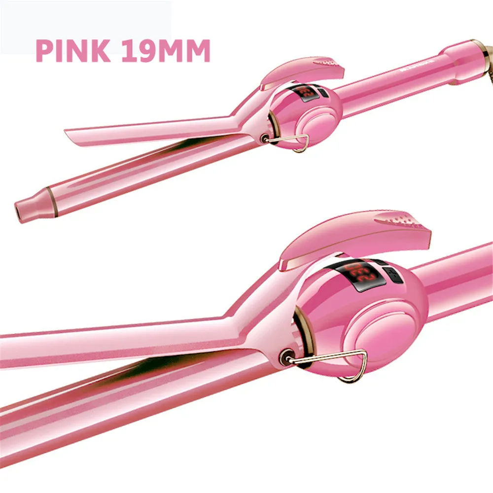 

Щипцы для завивки волос MARSKE, профессиональная керамическая плойка с ЖК-дисплеем, вращение