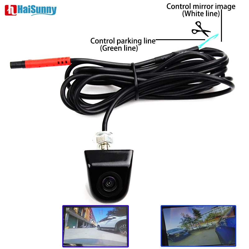 

Камера заднего вида с ночным видением, 4-слойная стеклянная линза, автомобильная HD-камера заднего вида CCD для автомобиля, DVD, монитор для парк...