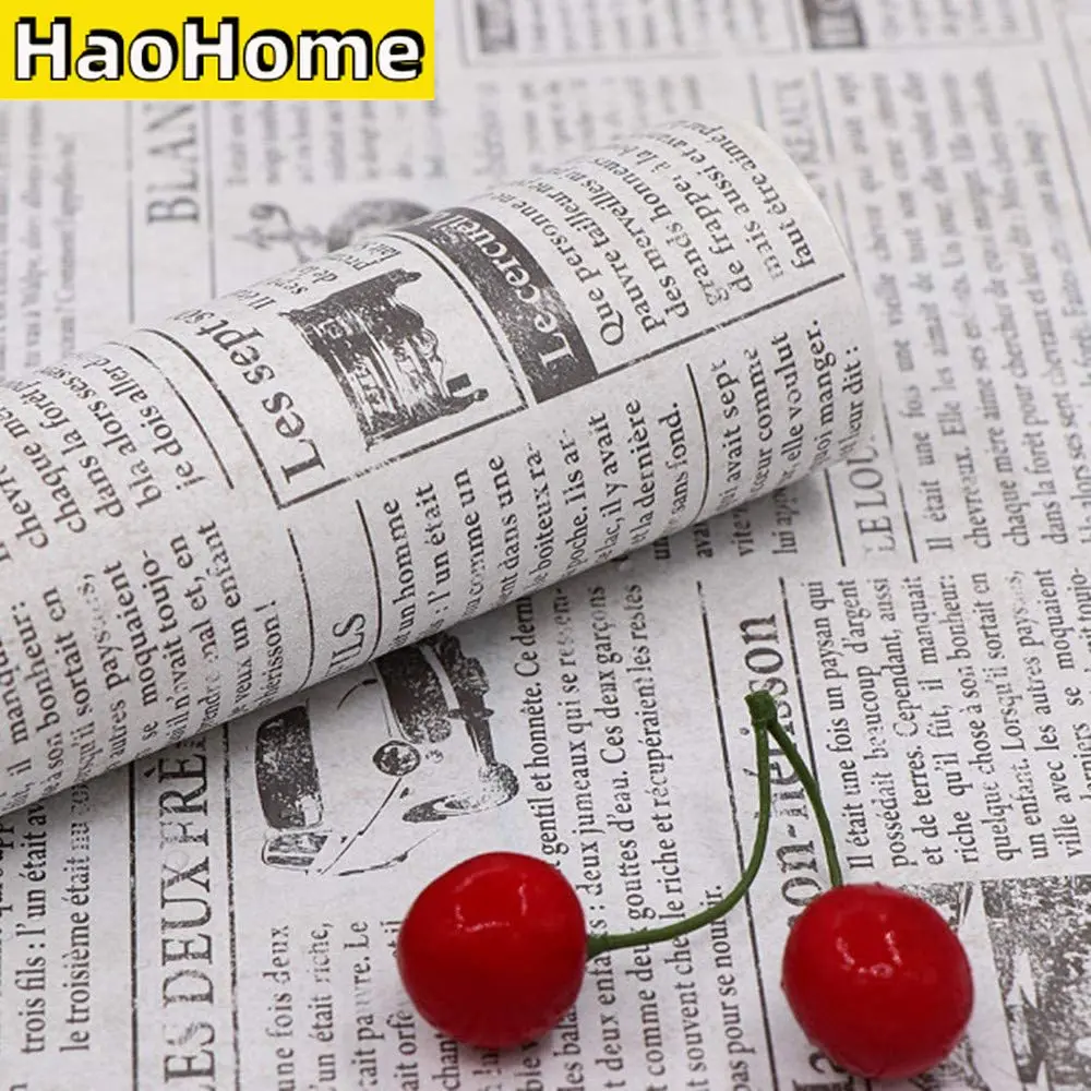 HaoHome белая винтажная Новинка бумага для стен самоклеющаяся контактная