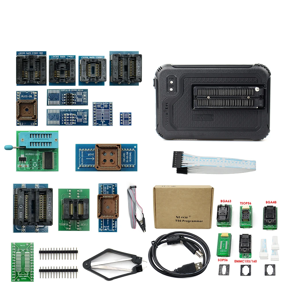 Upmely XGecu T56 Universal Programmer Powerful Support Nor Flash / NAND EMMC+17/22 Adapters Programmable Compiler | Компьютеры и офис