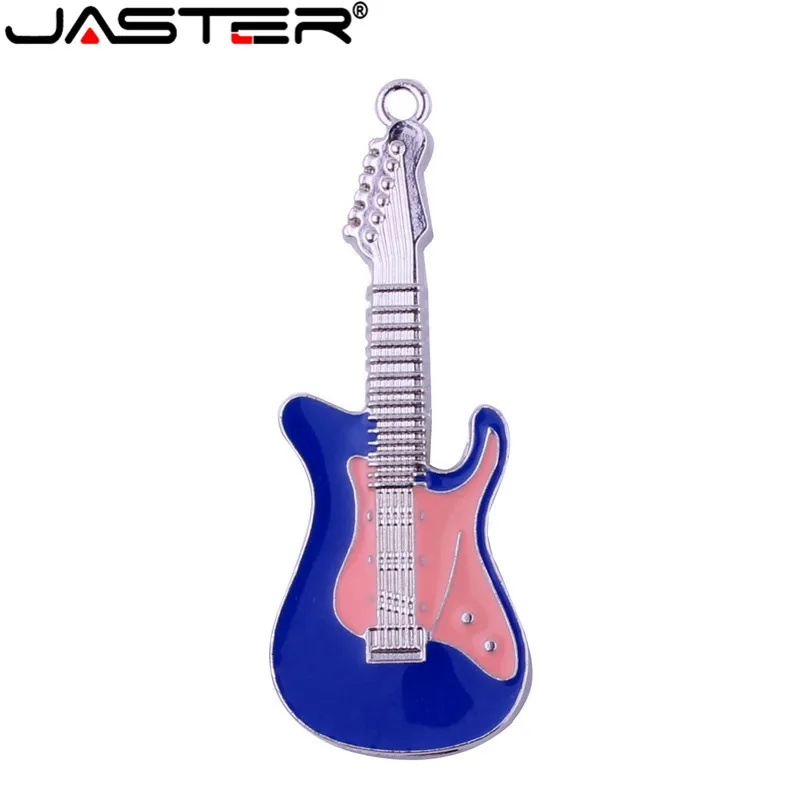 jaster neue metall kristall 4gb 8gb 16gb 32gb e gitarre modell u disk usb 20 flash pen drive speicher karte schlüsselbund free global shipping