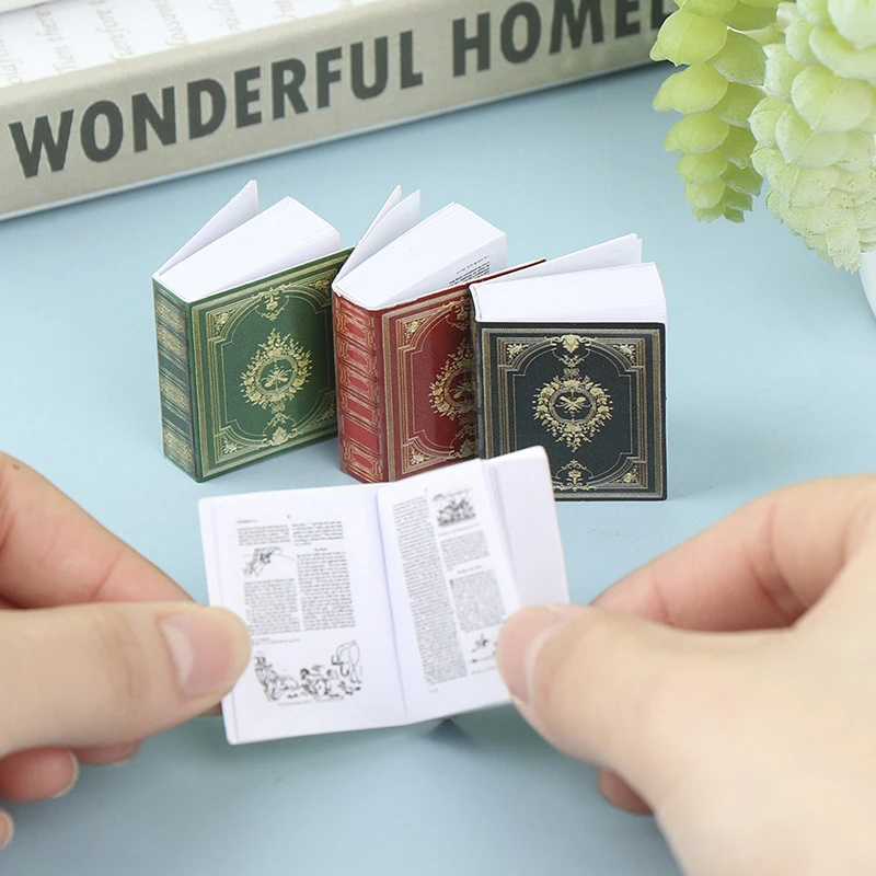 Новинка Лидер продаж миниатюрная книга для кукольного домика 1:12 Классическая с