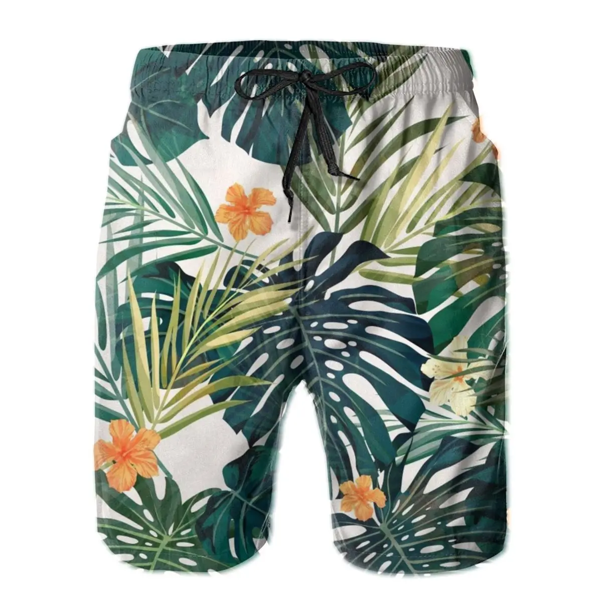 

Mens Shorts Rain Forest Pants Retro Funny Graphic Casual Cool Surfing Beach Board Humor Graphic Trees Forest Nature Jungle