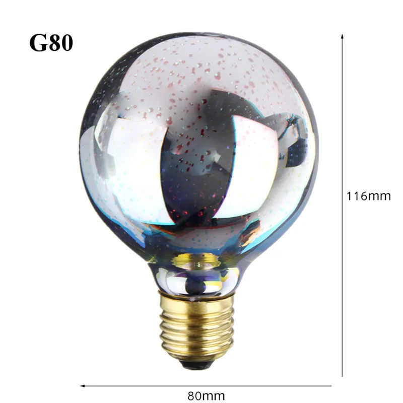 Светодиодсветодиодный 3D Декоративные лампы E27 85 265 в RGB лампа
