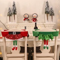 christmas chair cover new santa claus belt chair cover christmas elf chair cover girl skirt chairs sashes