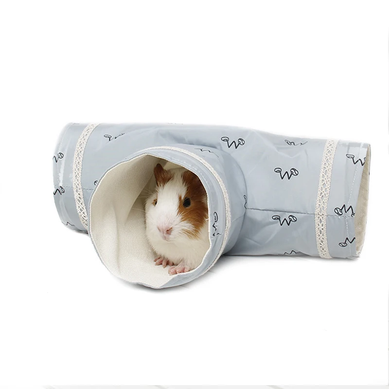 Маленькая трубка для животных туннель скрытия морской свиньи забавная игрушка