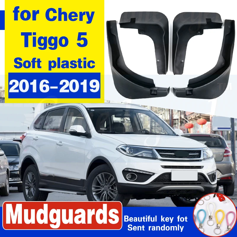 

OE Styled Set Molded Car Mud Flaps For Tiggo5 Chery Tiggo 5 2016-2019 DR6 Mudflaps Splash Guards Mud Flap Mudguards Accessories