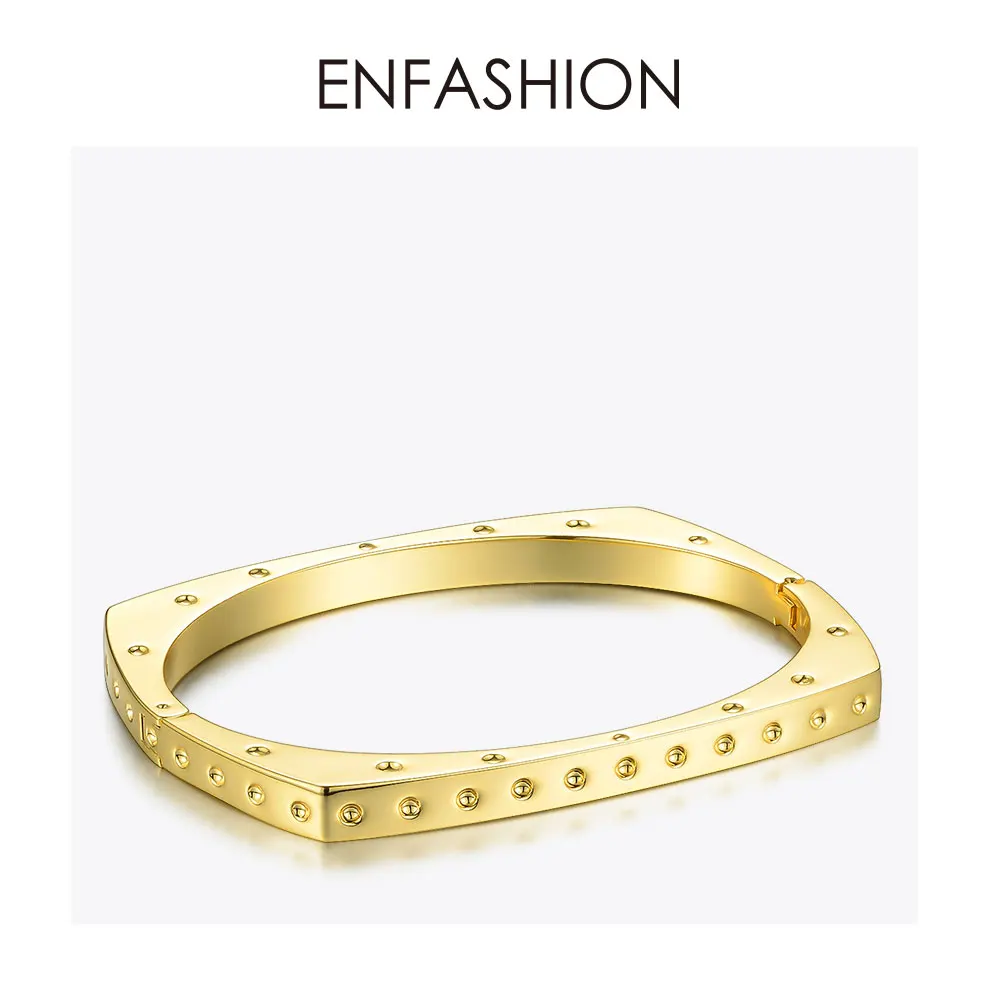 Модный браслет ENFASHION с несколькими ямами, нарукавная повязка золотого цвета, браслеты-манжеты с отверстиями, браслеты для женщин, аксессуары, модное ювелирное изделие, подарки B192023