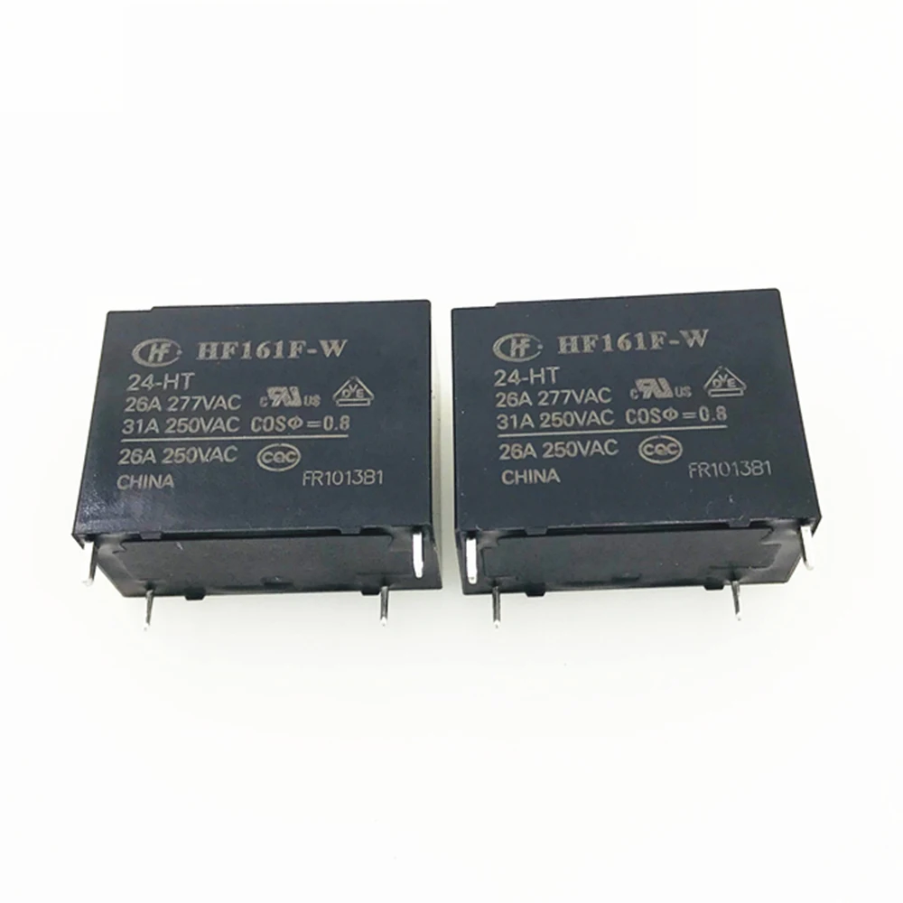 Реле DIP4 HF161F-W- 12 24 -HT 12V 24V 31A 2 шт. | Мебель