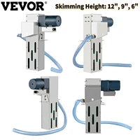 vevor belt oil skimmer skimming with pipe height 12inch 9inch 6inch 40w 110v 1450rpm for food machinery factories cnc machines