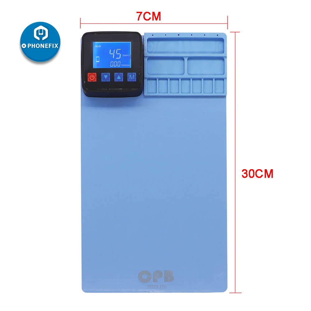 PHONEFIX CPB LCD Screen Opening Separate Tool Heating Rubber Pad Separator Phone Screen Disassembly Tool for iPhone iPad
