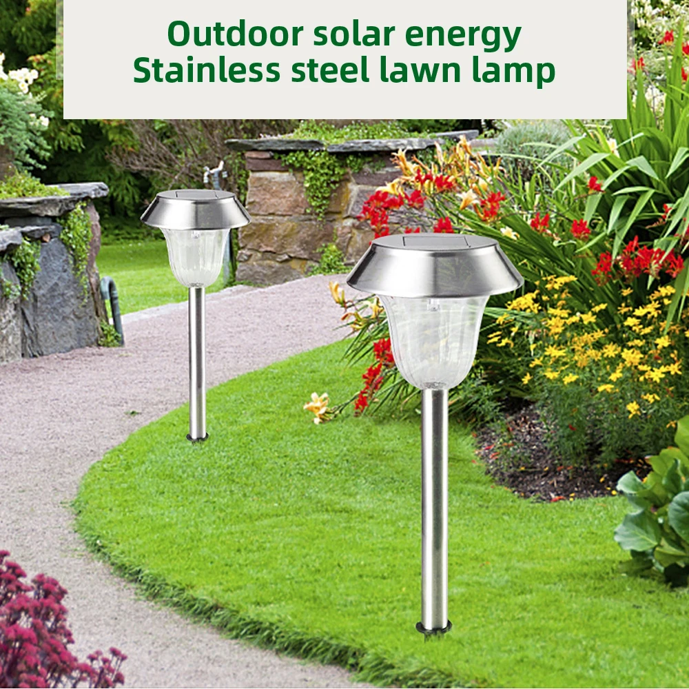 Светодиодный садовый светильник на солнечной батарее 2 шт. водонепроницаемый