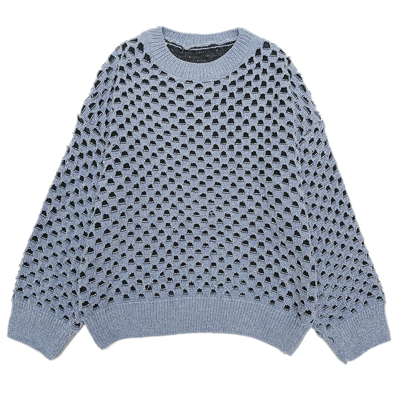 

ladies sweater women autumn winter tops clothes 2019 knitted pullover knitwear loose sweaters female A5672