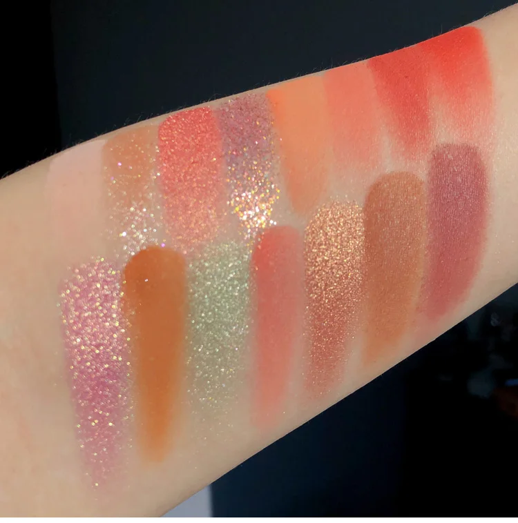 Матовые блестящие тени для век 15 цветов палитра макияжа блестящая металлическая