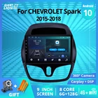 Автомагнитола 2DIN, Android 10,0, для CHEVROLET Spark 2015-2018, GPS-навигация, стерео приемник, DSP, мультимедийный проигрыватель