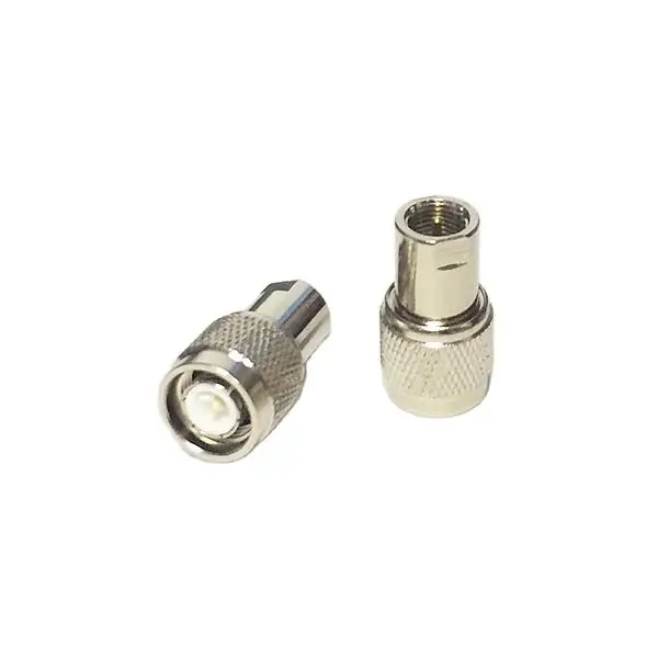 1pc NEW TNC Male Plug to FME Male Plug RF Coax Adapter Convertor Straight Nickelplated Wholesale