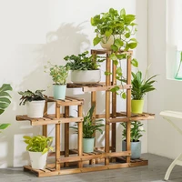 solid wood multi layer plant stand flower stand indoor living room balcony floor flower pot shelf tray stand