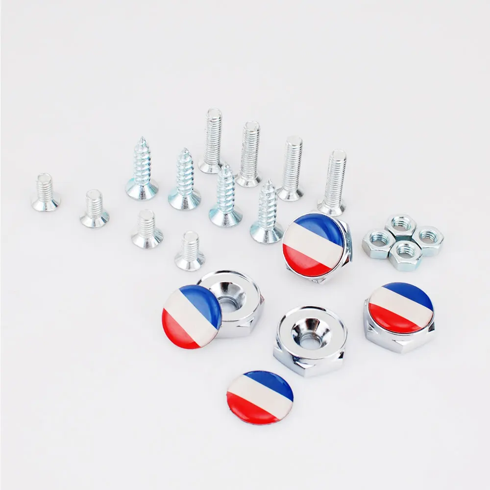 1 Набор лазерная гравировка Французский флаг Кремниевая поверхность цинковый