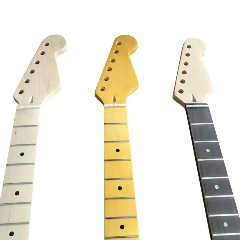 ahorn holz gitarre neck glatte kante palisander griffbrett elektrische gitarre griff saiten musical instrument teile free global shipping