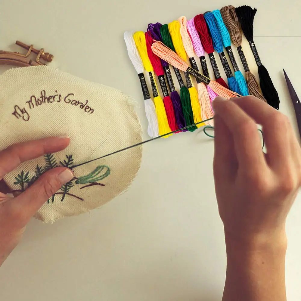 Набор нитей для вышивки крестиком набор рукоделия и дружбы|Нитки пряжи| |