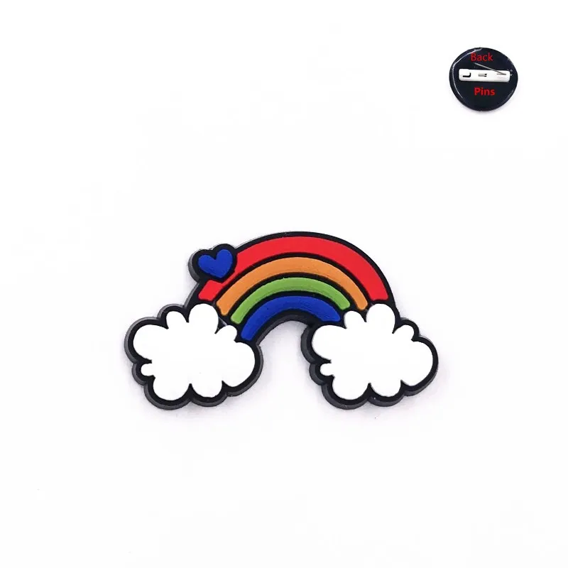 7 шт./компл. Горячие радужные Luna Cat Сейлор Мун дизайнерские Броши бейджи ПВХ Милые